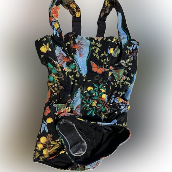ππ¦RARE HAH Vava Printed One-Piece Bodysuit |Swimsuit | Corset |NWOTβ32-34 B/C - Picture 8 of 9